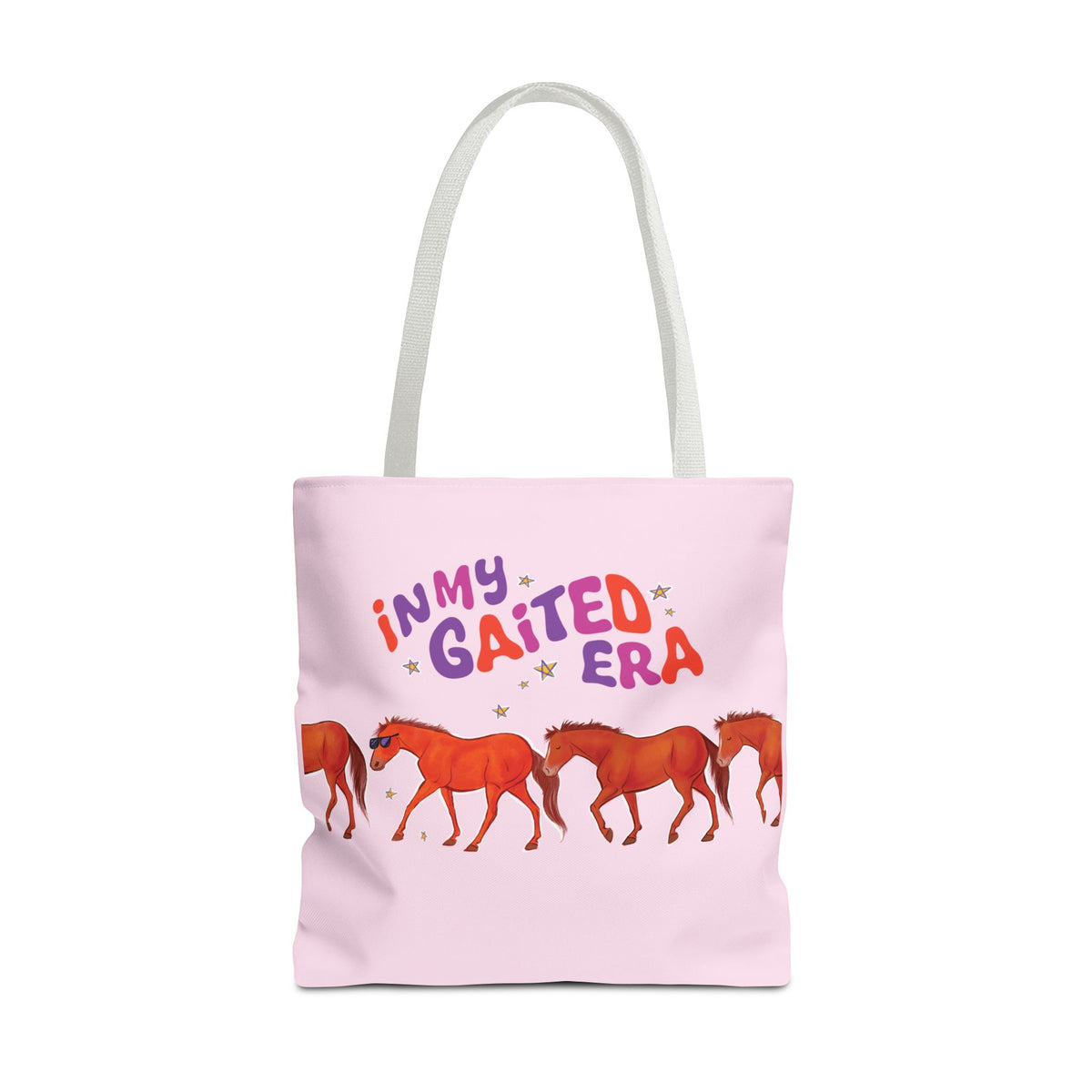 In My Gaited Era Equestrian Graphic Tote Bag
