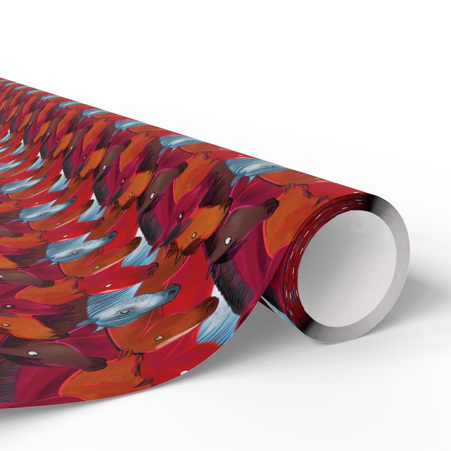 Bays N Greys Equestrian Art Wrapping Paper | Gift Wrap for Horse Lovers