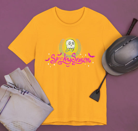 Spooky Season Equestrian Graphic Tee | Halloween Horse Shirt