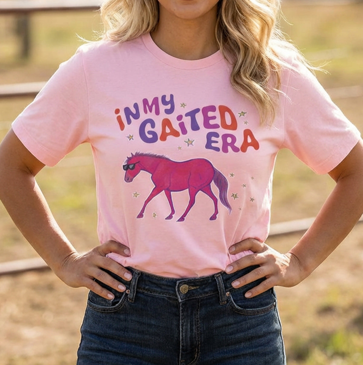 In My Gaited Era Horse Graphic Tee
