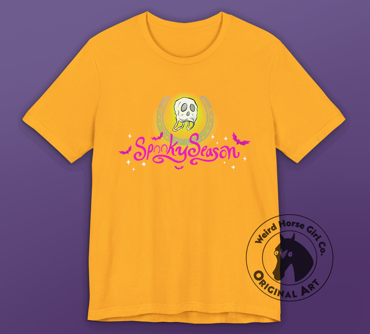 Spooky Season Equestrian Graphic Tee | Halloween Horse Shirt