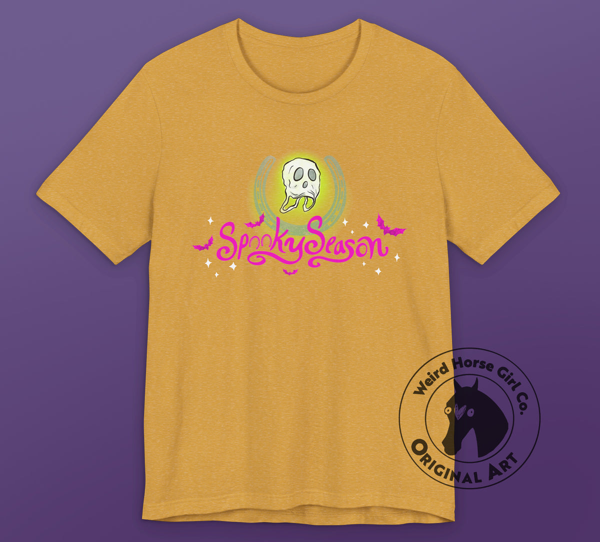 Spooky Season Equestrian Graphic Tee | Halloween Horse Shirt