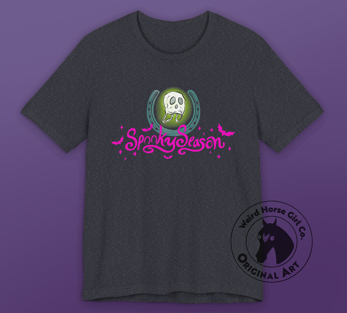 Spooky Season Equestrian Graphic Tee | Halloween Horse Shirt