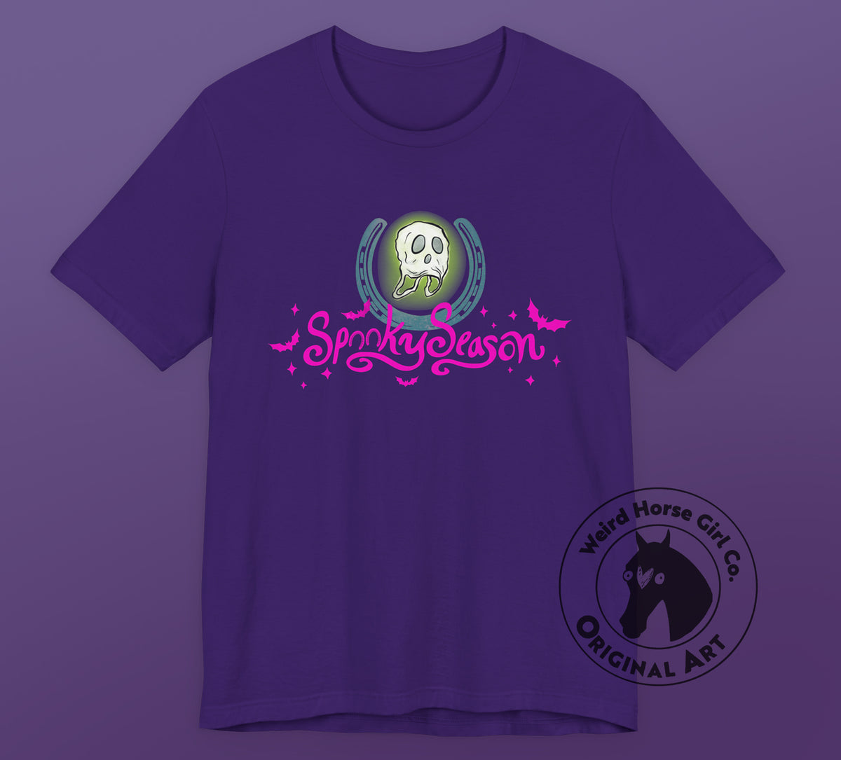 Spooky Season Equestrian Graphic Tee | Halloween Horse Shirt